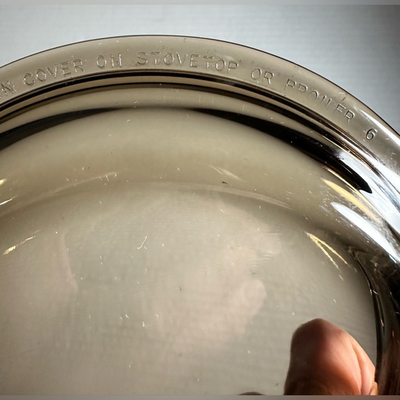 Pyrex Visions Amber Grab It Bowl Replacement Lid P-150-C Corning USA - Picture 5 of 10